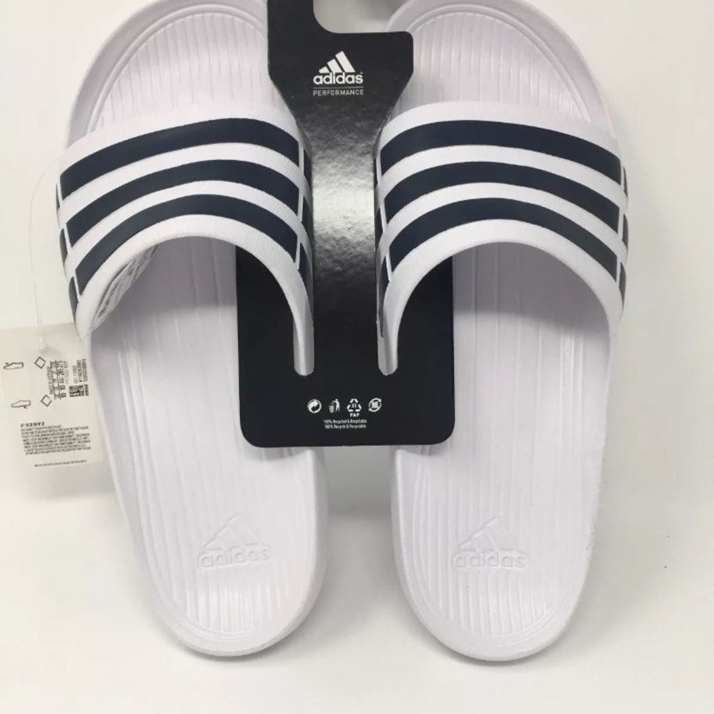 Adidas Duramo Slides Sandals NEW!! - Picture 4 of 7